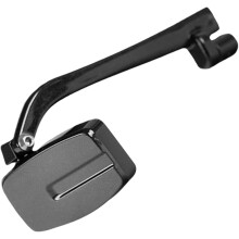 Lenkerendenspiegel für Fahrräder, konvexer Glas-Rückspiegel für Mountainbikes und Rennräder, Schwarz