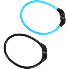 2 candados para bicicleta con combinación de cuatro dígitos, candado de cadena de seguridad de alta resistencia.