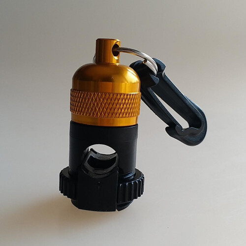 (Gold) Scuba Diving Regulator Hose Holder Octopus Retainer Clip Keeper Blue 1