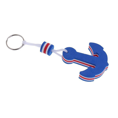 9xNovelty Boating Floating Key Chain Key Ring Keychains Float Blue Anchor 1