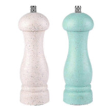 High Quality Oak Wood Salt and Pepper Grinder Adjustable Coarseness and Refillable -Sy -Sy
