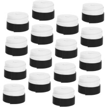 12pcs White Tennis and Badminton Grip Tape Non-Slip Overgrips Quick Drying Elastic Sweat-Absorbing Wrap