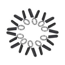 10-Pack Barbell Clamps for Standard Barbells, Spring Lock Rings for Workouts, Strength Training