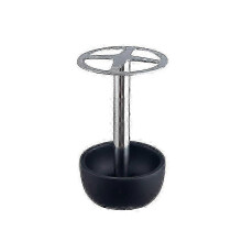 Toothbrush Holder Stand, For Razor, Stainless Steel (black)