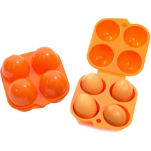 2025 2 Pcs Plastic Egg Containers, Egg Box Plastic Portable Egg Box Egg Container Egg Carrier Egg Storage