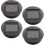 2025 4 Pieces Replacement Solar Lights With Led Bulbs, Solar Top Lights Replacement, Led Solar Panel Lantern Cover 1