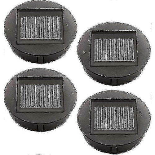 2025 4 Pieces Replacement Solar Lights With Led Bulbs, Solar Top Lights Replacement, Led Solar Panel Lantern Cover