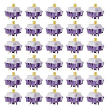 30PCS Sillyworks Hyacinth V1 Switch 5 Pin Linear Switches Hot-Swap HIFI Sound for DIY Mechanical Keyboard
