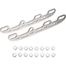 Cuchillas de repuesto para patinaje sobre ruedas de 290 mm, de acero inoxidable, para patines de hockey sobre hielo, con 16 protectores de borde.