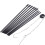 3pcs Outdoor Camping Tripod Stand Black Smooth Surface Fire Pit Rack Camping Equipment Accessory 1