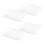 4 Pcs Clear Acrylic CD Holder with Tackable CD Display Rack CD Storage Rack Organizer Stand CD Tray 1