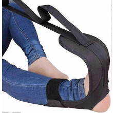 Yoga Stretching Strap with 6 Loops, Stretching Belt for Plantar Fasciitis, Fitness, Leg, Ankle Ligament Training, Ideal for Stretching Exercises