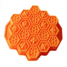 Bee Honeycomb Cake Mold Mould Soap Mold Silicone Flexible Chocolate Mold