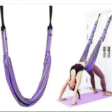 Aerial Yoga Strap, Leg Waist, Back Stretcher, Yoga Stretching Strap, Adjustable Yoga Belt for Back Curvature Training, Improve Back Flexibility