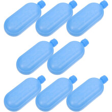 caixa de cristal de gelo reutilizável do refrigerador de ar 8pcs para blocos de refrigeração de pacotes cheios de água