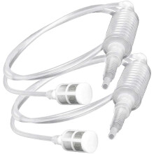 2pcs Brew Syphon Tube Home Brew Beer Siphon Filter Soft Tube Wine Making Tool Reusable, 2m