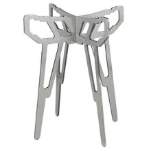 CLS Outdoor Camping Fire Rack Detachable BBQ Grill Ultralight Foldable Stand for Tea Cooking Water B