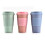 Kaffe- och temugg med silikonlock 6 st 2