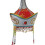 Mongolian Ethnic Hat Embroidery Folk Dance Event Headpiece-Red 1