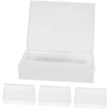 Caixas portáteis de armazenamento de cartões de jogos de cartões de 4pcs 9.5x6.9x2.4cm Organizador adequado para viagens