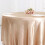 Satin Round Tablecloth 120 inch 4