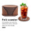 Felt Coasters Heat Insulating Water Absorbent 10 Pcs 2