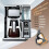 Filtre à café conique réutilisable grand format pour brasseurs CF09 4