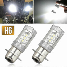 2pcs 160w H6 Led Headlight Bulbs For Yamaha Yfz450r Rhino 700 Raptor Yfm660