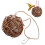 Boules de nidification sphériques en bois et coton, composées de 3 pièces 4