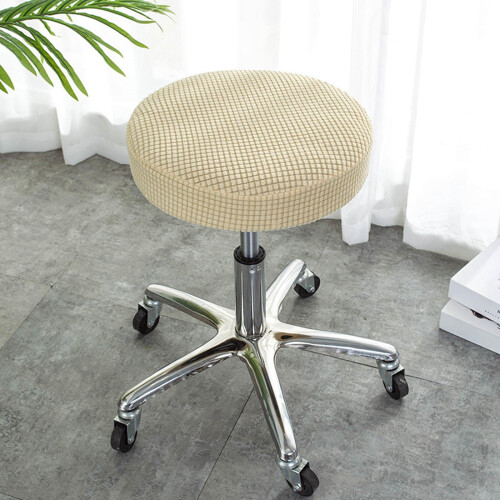 Housse de tabouret en polyester pour assises rondes de 28 à 38 cm. 2