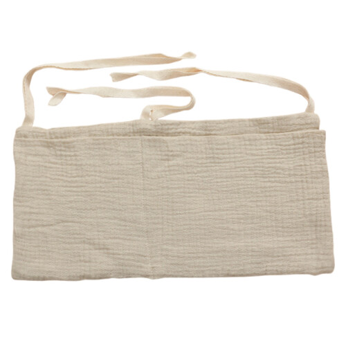 Dobbeltlags bomulds sengebordspose beige/khaki5 1