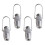 Set van 4 aluminium waslijnspanners 2