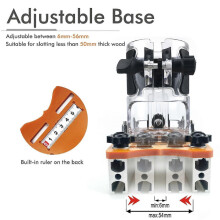 (as described, No Clear Cover) Slotted Bracket Power Tools Parts for 65mm Trimming Machine Cupboard Cabinet No Clear Cover