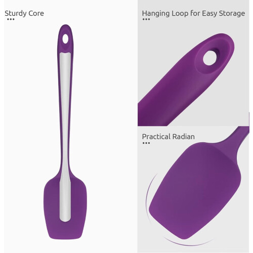 Set di 6 spatole in silicone resistenti al calore 2