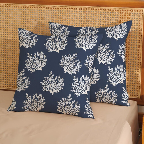 Örngott i linne, kuststil, 45x45 cm, 2-pack 1