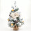 Mini flocked Christmas tree with LED lights and berries 2