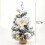 Mini flocked Christmas tree with LED lights and berries 3