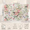 Set van 6 linnen placemats – Roze, witte roos en eucalyptus. 2