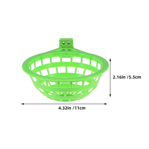 Lichtgroene ABS-duivennestkommen (6 stuks) 1