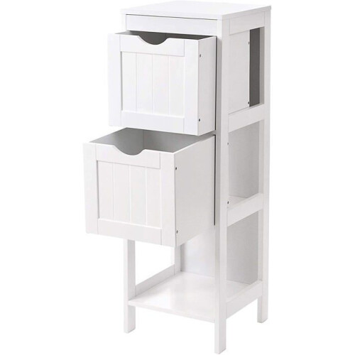 Mobile bagno con 2 cassetti bianchi 12_0000720