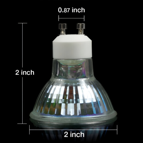 Ampoule halogène GU10 50 W 120 V à intensité variable – Lot de 4 1