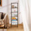 Justerbar trådreol med 6 niveauer, sort, 40 x 28 cm 2