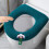 Coussin de siège de toilette universel 42 x 35 cm en polyester 3