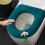 Coussin de siège de toilette universel 42 x 35 cm en polyester 4