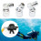 Scuba Diving Regulator 360 Degree Swivel Regulator Second Stage Adapter 49x36x22mm 3