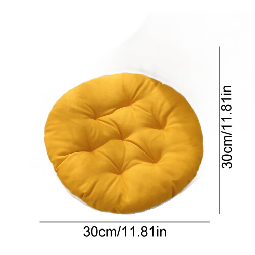 Coussin décoratif rond uni 40 cm 1