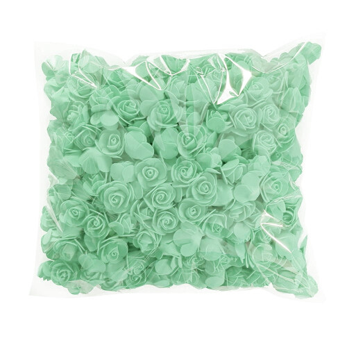 50 roses artificielles en mousse PE de 3,5 cm 2