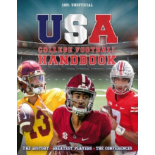 USA College Football Handbook by Jessica Leggett Hardcover Book