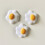 Resin Fried Egg Refrigerator Magnet 1 pc 2