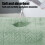 Ensemble de 8 serviettes de bain en coton vert 5
